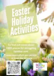 Poster for easter holiday activities for struggling families