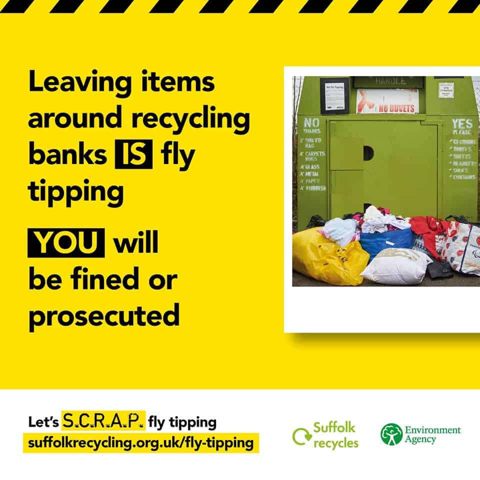 Let's S.C.R.A.P Fly tipping poster