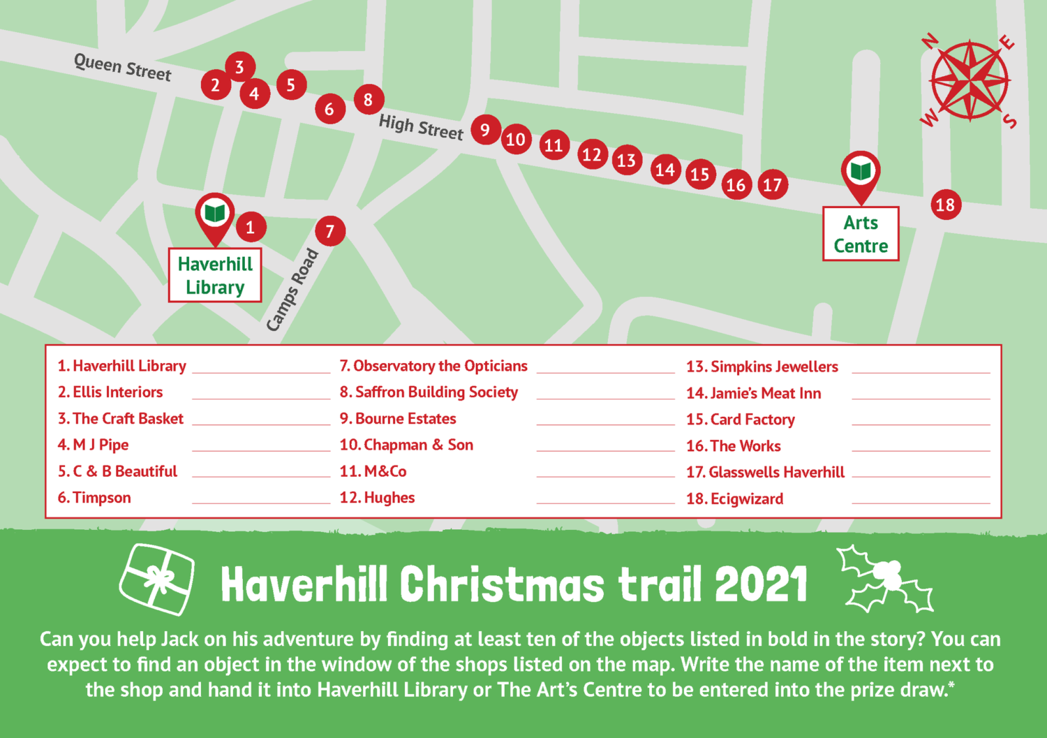Haverhill Christmas Reading Trail Haverhill Town Council