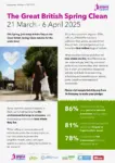poster for the great british spring clean 2025