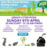 poster for the great british spring clean 2025